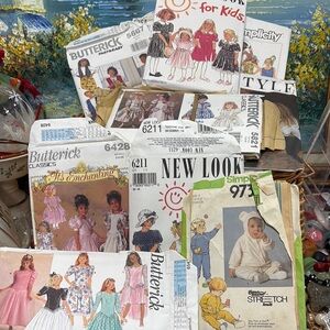 Vintage Childrens Dress Pattern Collection